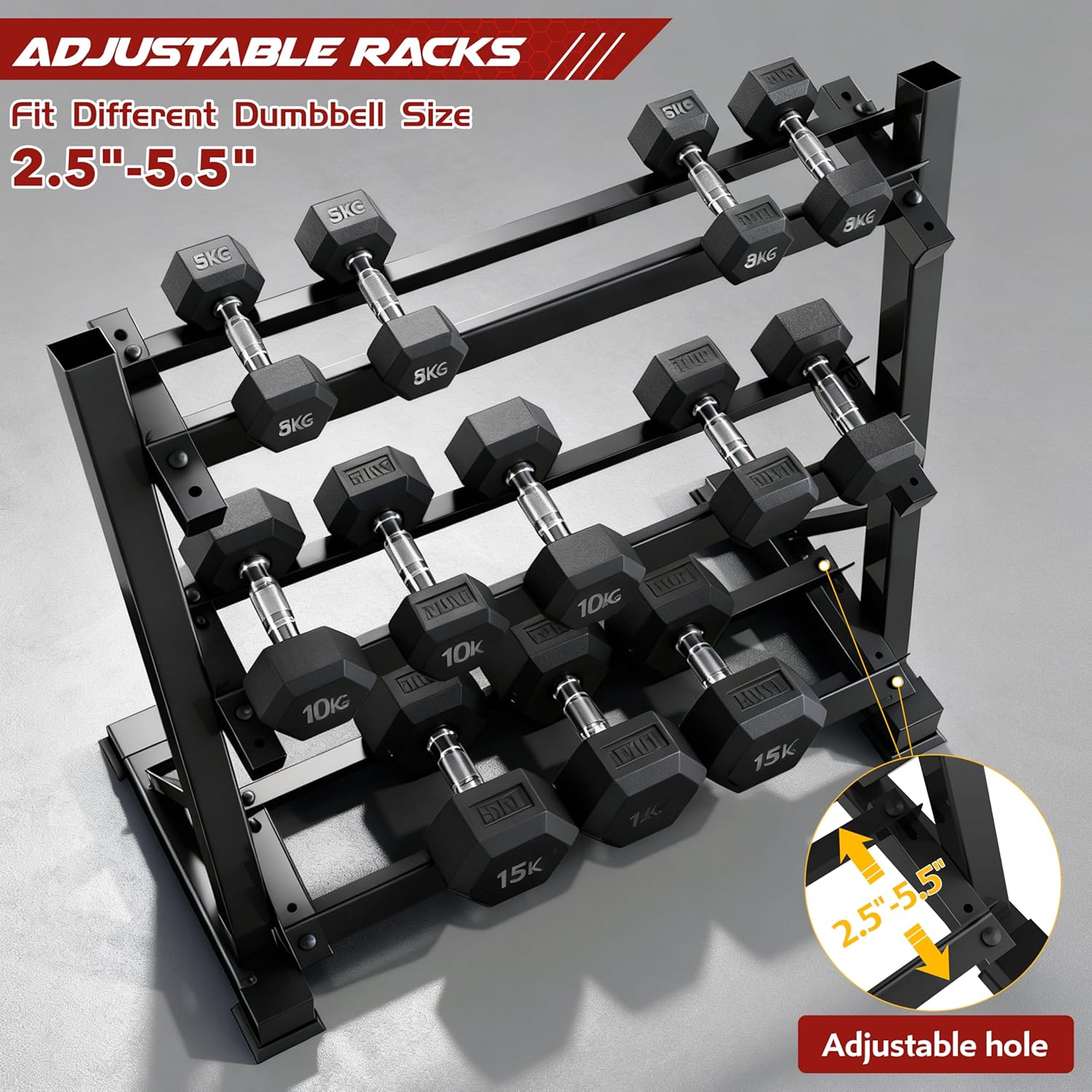 Home Gym Dumbbell Rack, Iron M - Home Gym Rack avaliação e preço