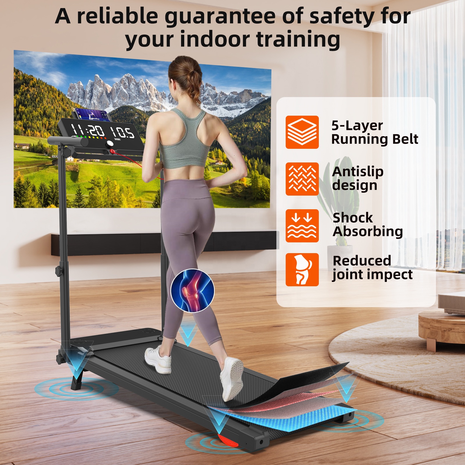 Low Price Folding Treadmill Po - Home Gym Price avaliação e preço