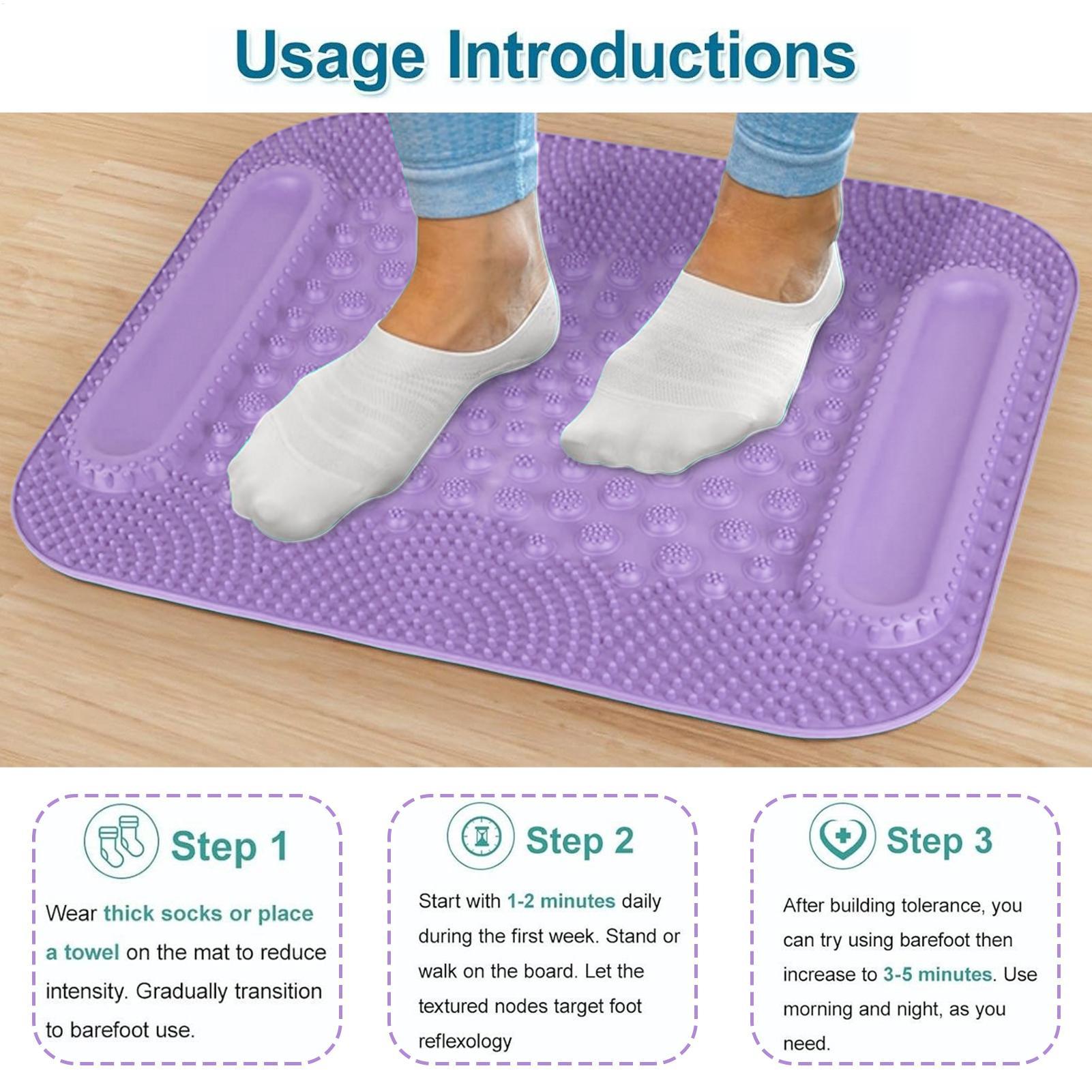 Foot Massage Mat Foot Reflexol - Home Zone Gym avaliação e preço