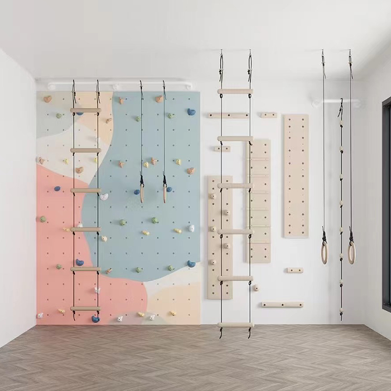 Indoor Kids Climbing Wall Home - Home Gym China avaliação e preço