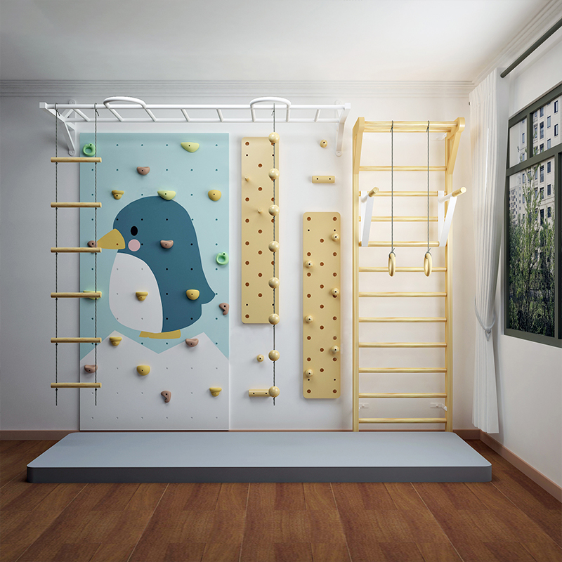 Indoor Kids Climbing Wall Home - Home Gym China avaliação e preço