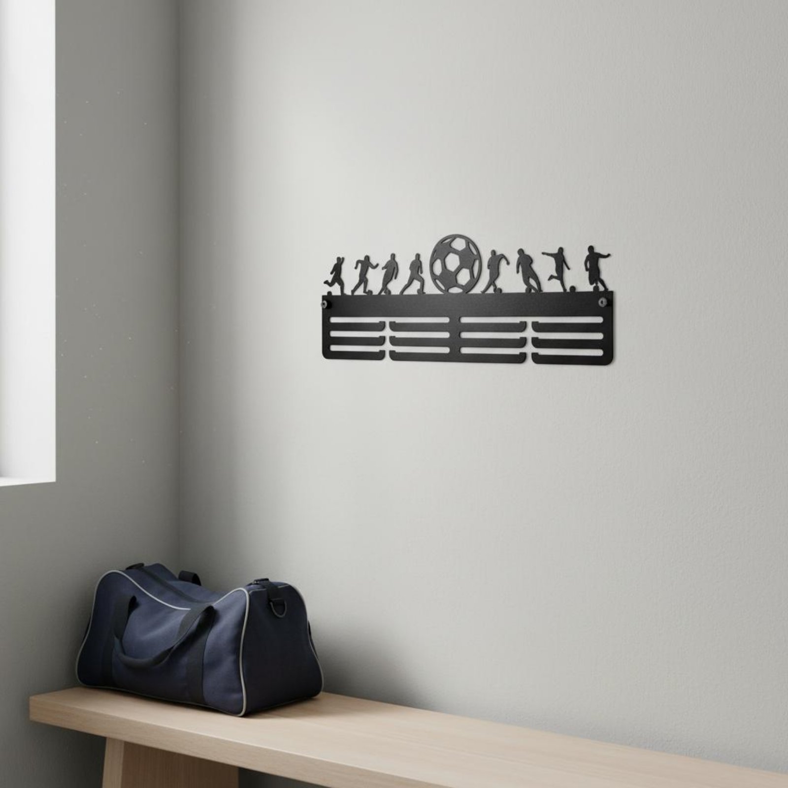 Football Medal Display Rack Ir - Home Gym Rack avaliação e preço