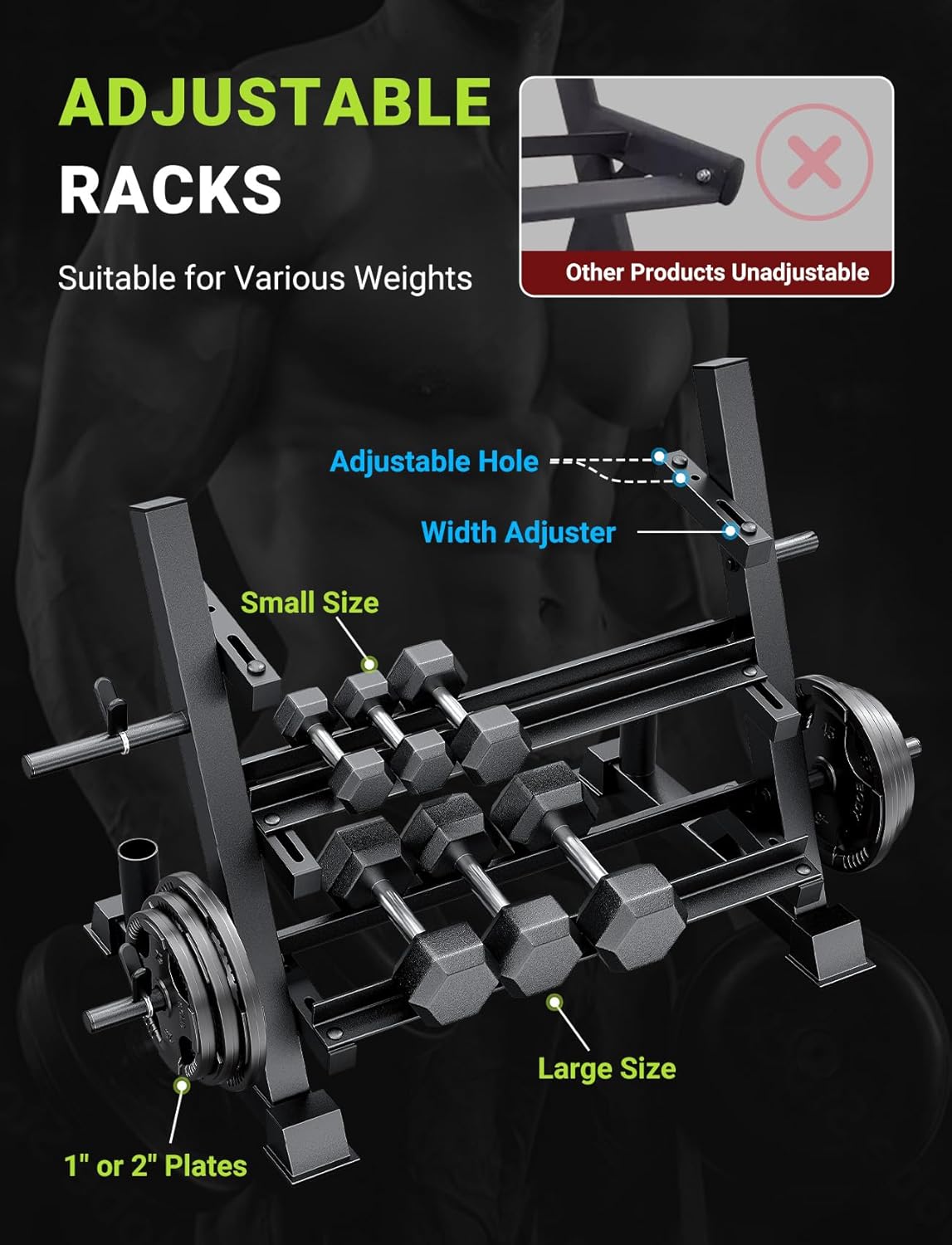 Home Gym Use, Solid Material,  - Home Gym Rack avaliação e preço