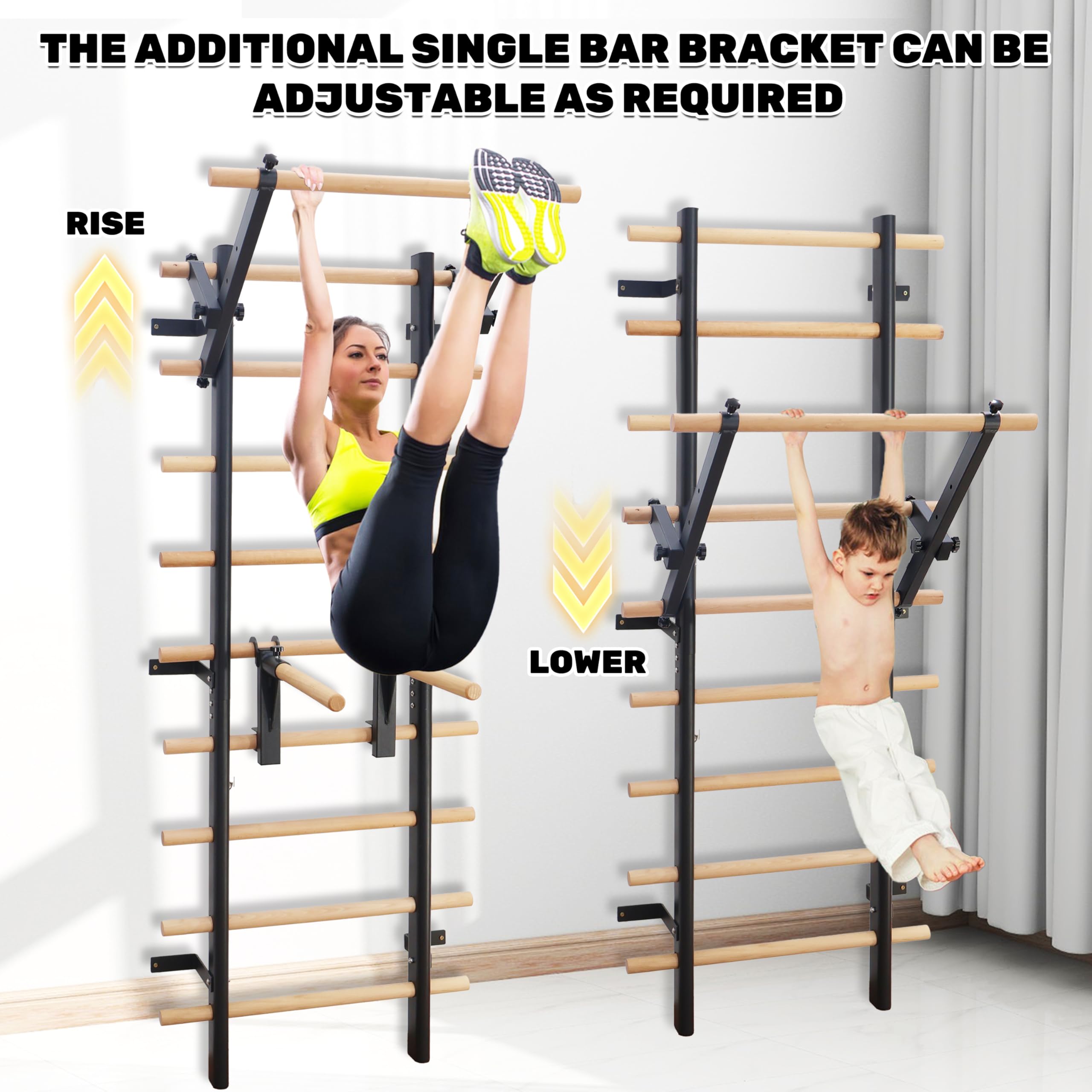 Swedish Ladder, 230cm Beech Wo - Home Gym China avaliação e preço
