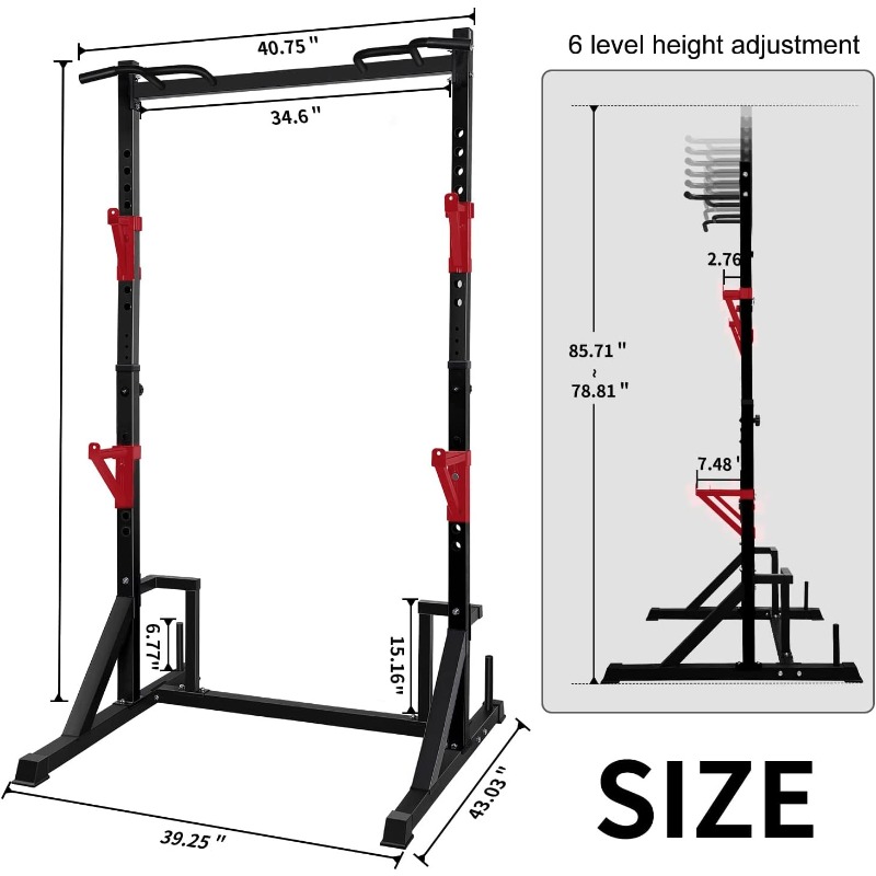 CANPA Multifunction Power Rack - Home Gym Rack avaliação e preço