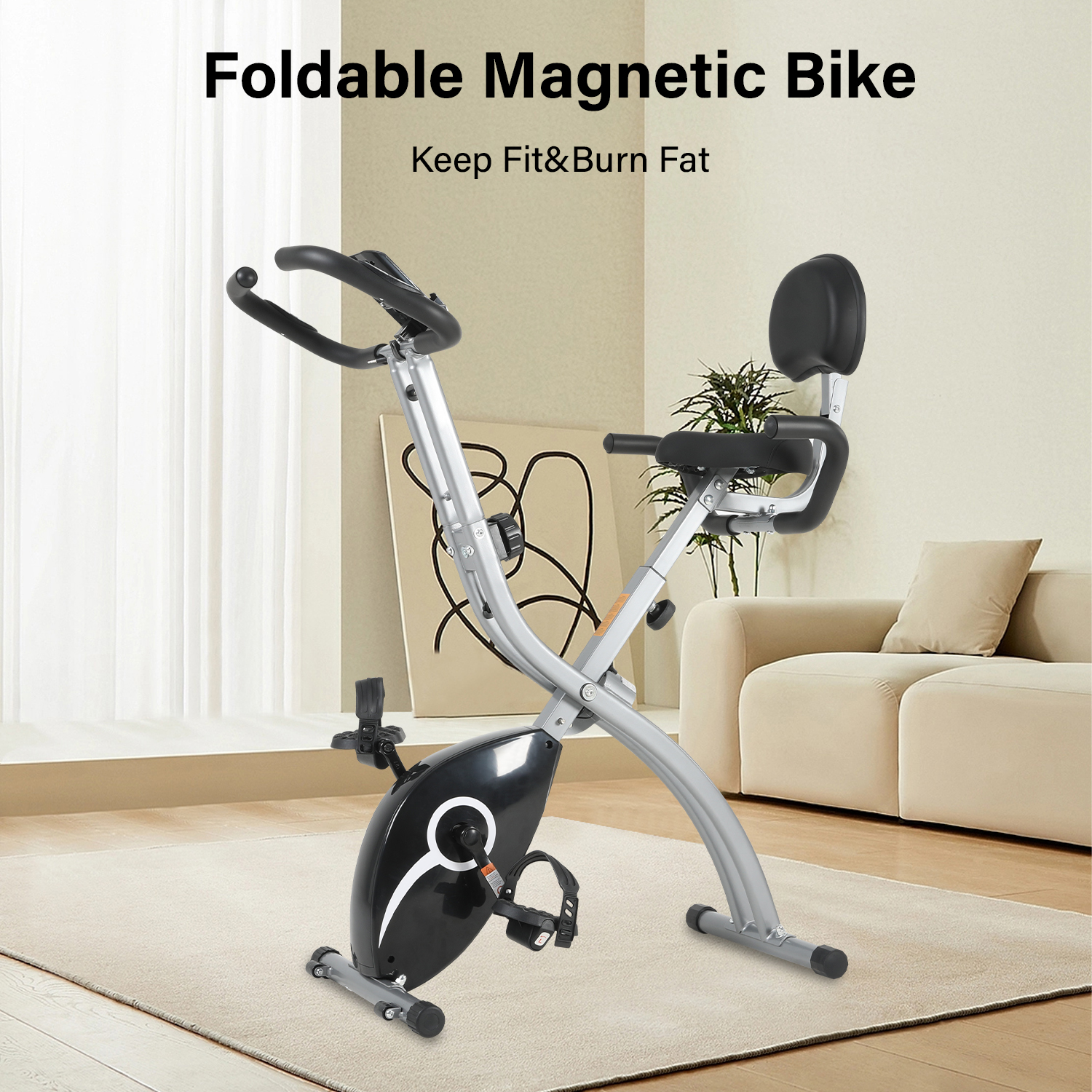 Steel Foldable Indoor Exercise - Home Gym Bike avaliação e preço