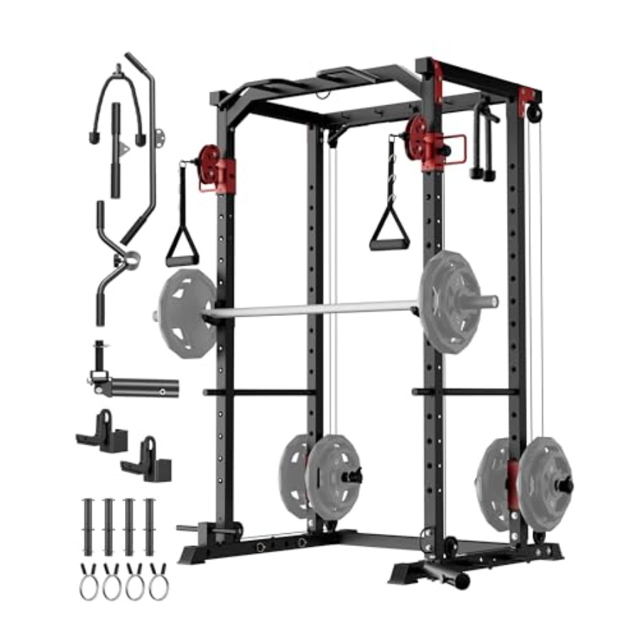 Heavy-Duty Home Gym Power Cage - Home Gym Rack avaliação e preço