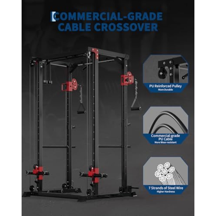 Heavy-Duty Home Gym Power Cage - Home Gym Rack avaliação e preço