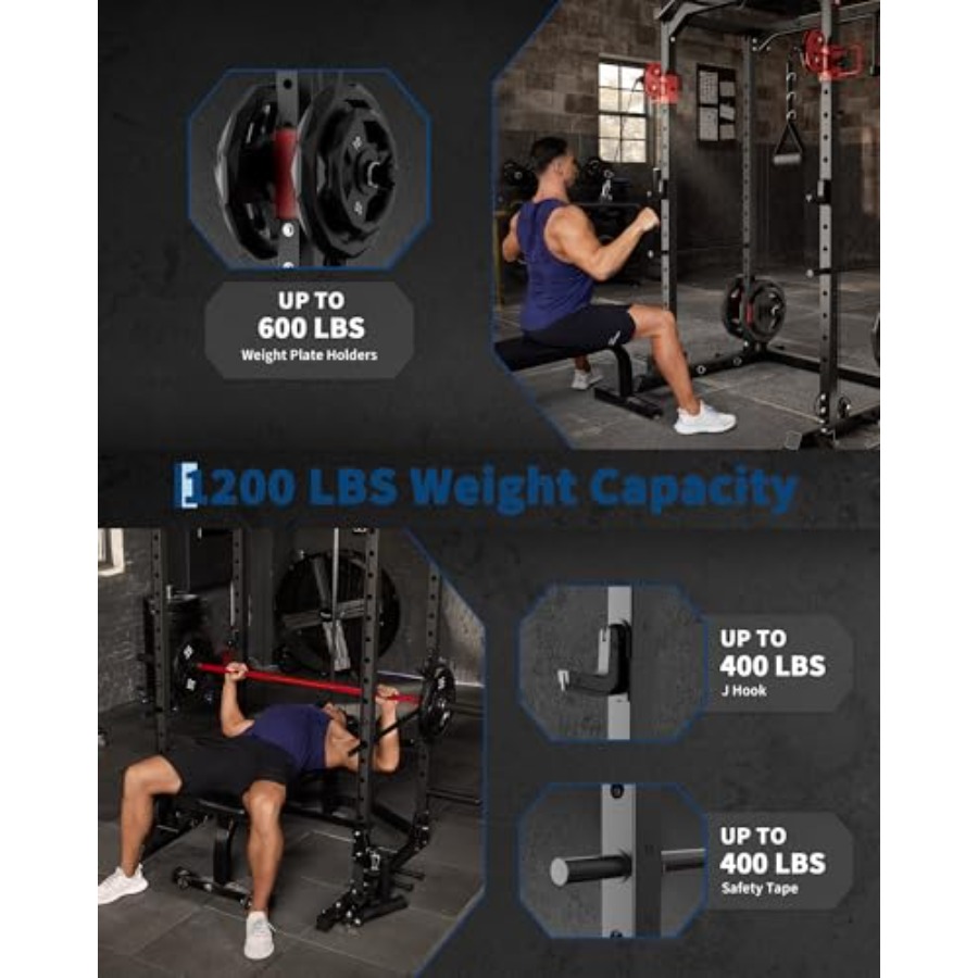 Heavy-Duty Home Gym Power Cage - Home Gym Rack avaliação e preço
