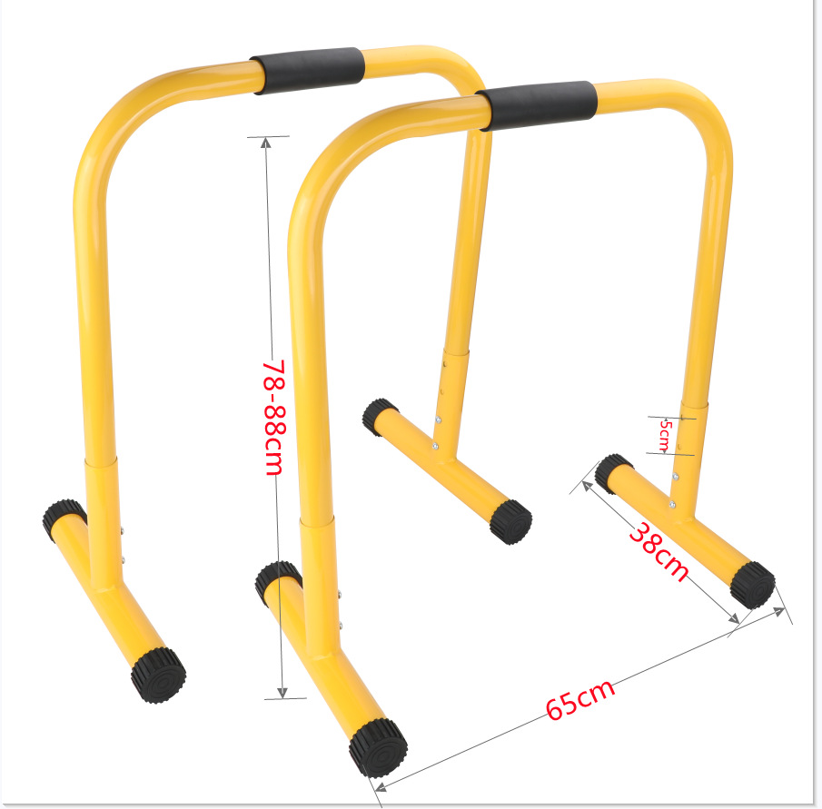 Steel Parallel Bar, 65x38x78cm - Home Gym China avaliação e preço